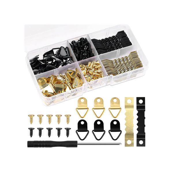251 Pcs Picture Hangers Kit Heavy Duty Hangers Photo Hanging Hooks