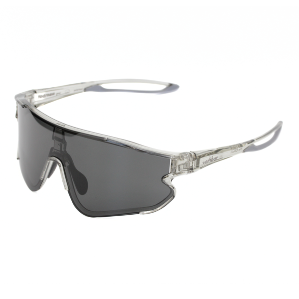 Wombat Glitch Mirrored Polarised Sunglasses WBS063BL - Black