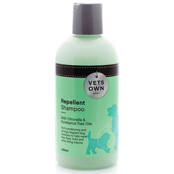 Vets Own Repellent Shampoo with Citronella and Eucalyptus Tree Oils 250ml