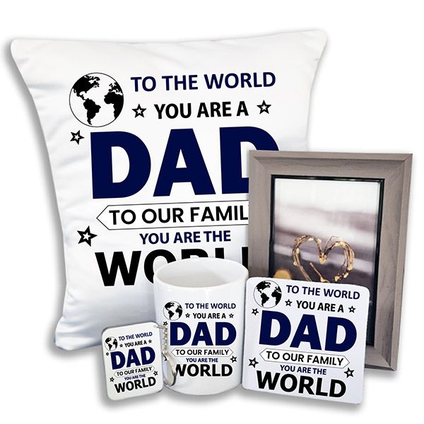 Fathers Day/Birthday Gift Set - To the World you are a Dad
