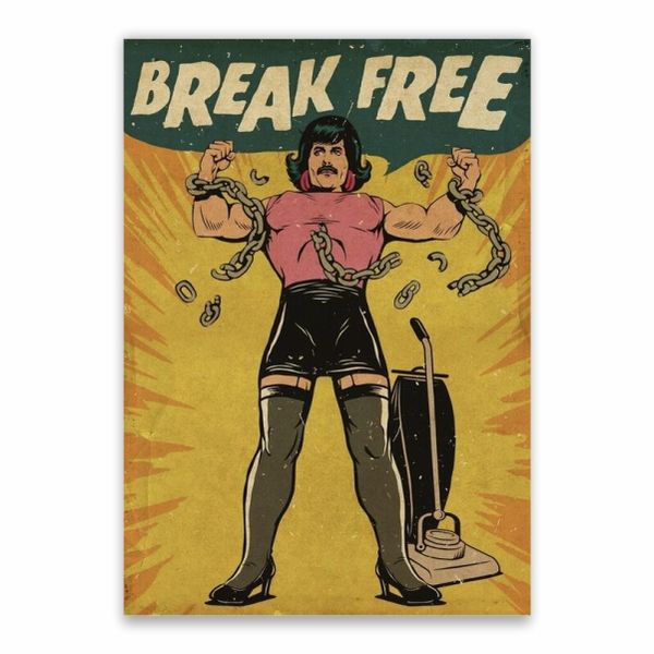 Break Free Freddie Mercury Poster - A1