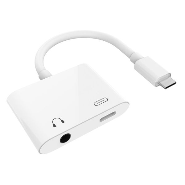 2 in 1 Universal Type-c to 3.5mm Headphone Jack + Charging Adapter ET-OT45