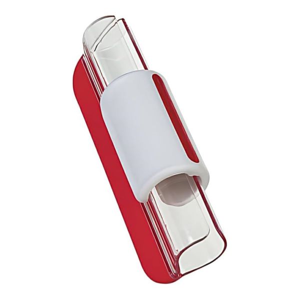 Fruit Cutter: Portable, Safe, Easy - Clean For Salads And Cherries Red