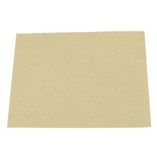 10 Sheets 8mm Nail Art Color Display Adhesive Showing Stickers