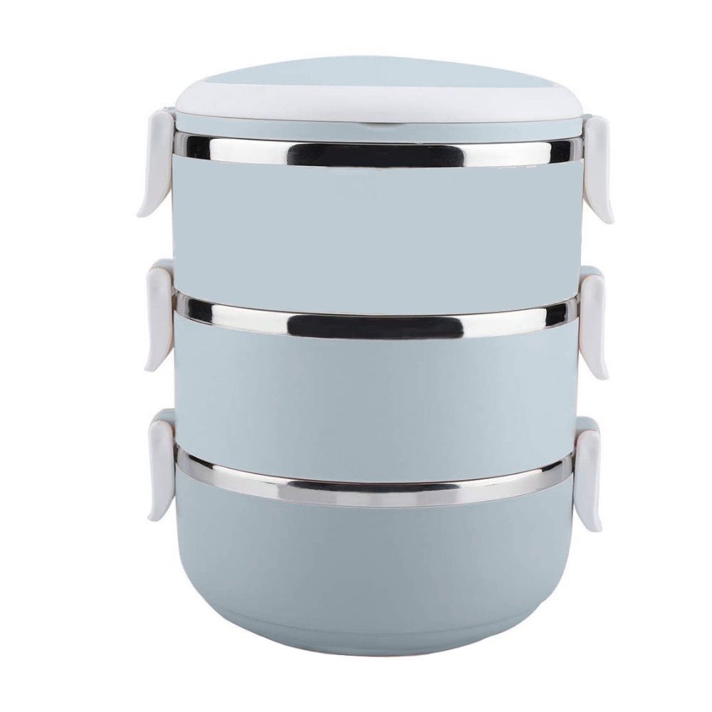 3 Tier Insulated Thermal Lunch Box Containers – Cooler Box - 2100ML