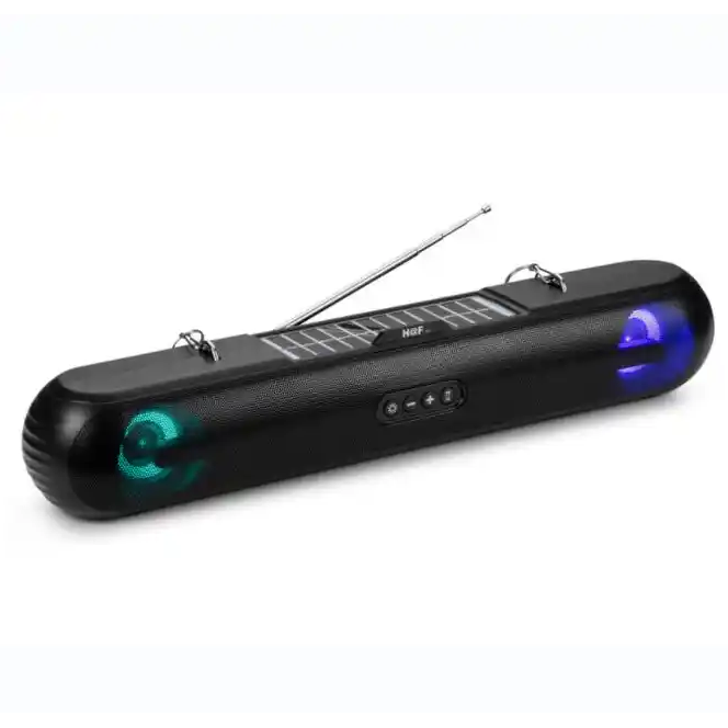 HIFI Wireless Sound Bar with Solar Charging & Wired technology link ...