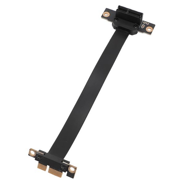 PCIe 3.0 x1 Riser Cable 8Gbps Dual 90 Right Angle 15cm