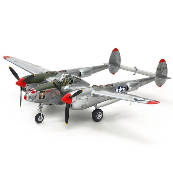 Tamiya 1/48 Lockhead P-38 J Lightning Plane Plastic Model Kit