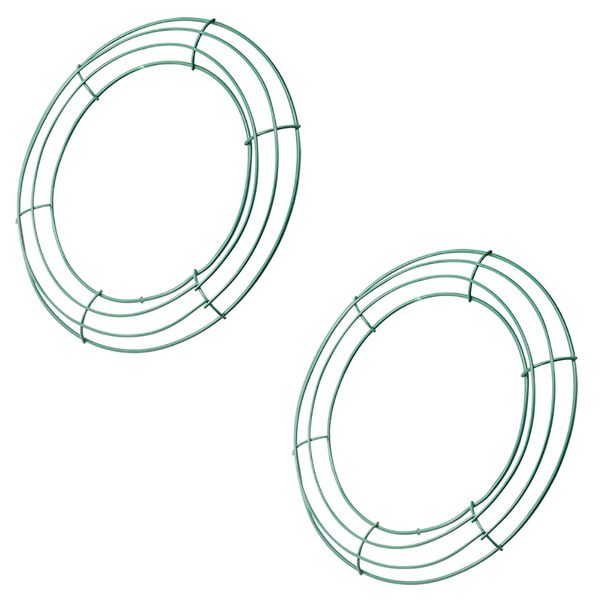 14 Inch Wire Wreath Frame Metal Round Wreath Form Making Rings