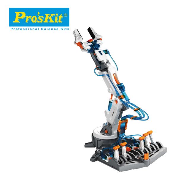 PRK GE-632 Hydraulic Robot Arm Kit - 6-Axis STEM Toy, No Batteries