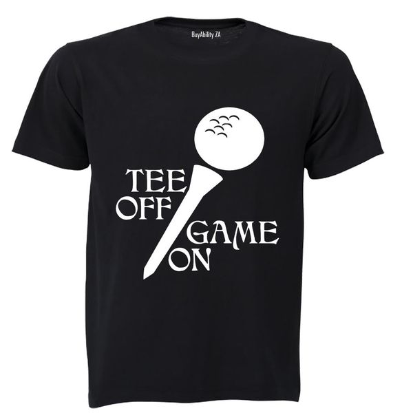 Game On - Golf - Mens - T-Shirt - Black image