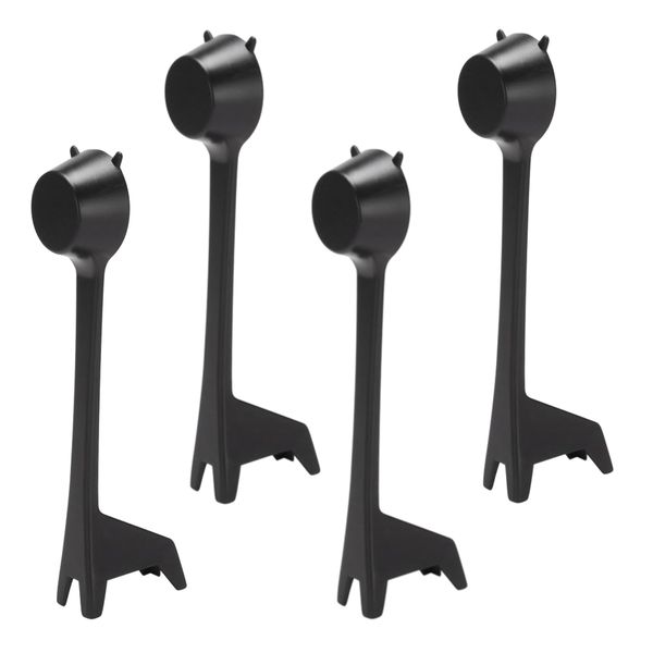 Kitchen Decor Self-Standing Giraffe Shaped Coffee Spoon Set of 4 - 18.5 cm