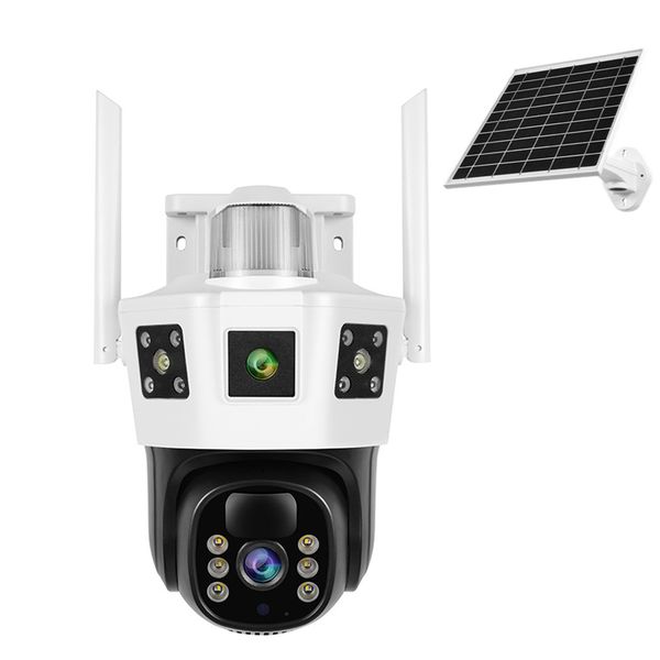 Solar monitoring, low power consumption, three lenses and three screens