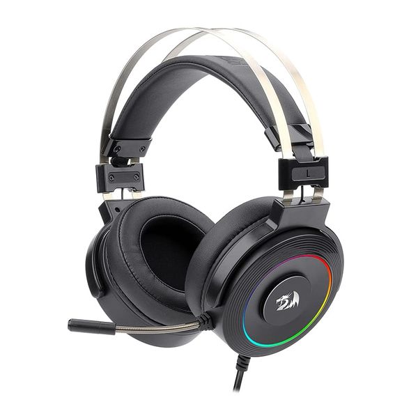Redragon H320 LAMIA 2 USB 7.1 Surround Sound RGB Gaming Headset - Black
