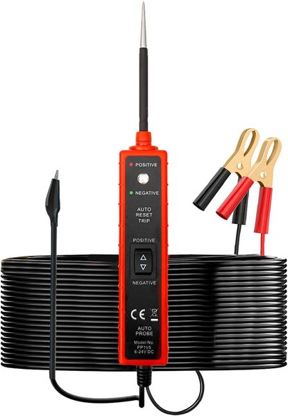 Power Circuit Probe Tester 6V-24V DC Test Light, Automotive Circuit Tester
