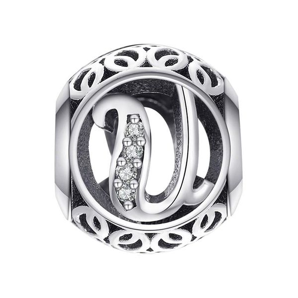 Vintage Letter U Charm