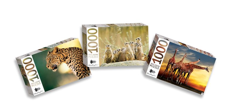 African Animals Jigsaw Puzzle 1000-Piece Set