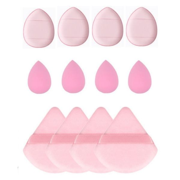 12 Piece Makeup Sponge Set, Precision Beauty Egg &amp; Blender Sponges For Makeup