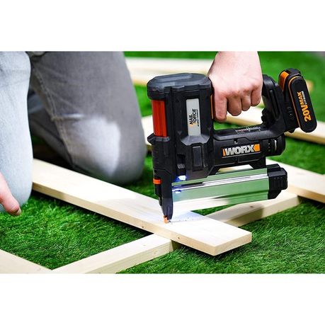 WORX NAIL FORCE Nail Staple Gun Cordless 20V Tool Only Shop