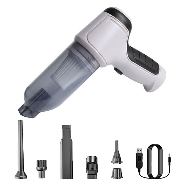 SUITU-6645 2-in-1 Cordless Car Vacuum Cleaner, 120W Hand Cordless Air Pump