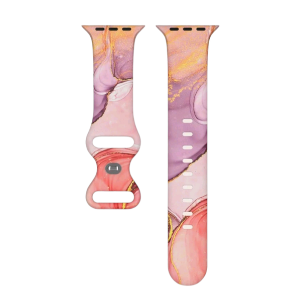 Marble Print Replaceable Apple Watch Strap/Band- 42mm/44mm/45mm