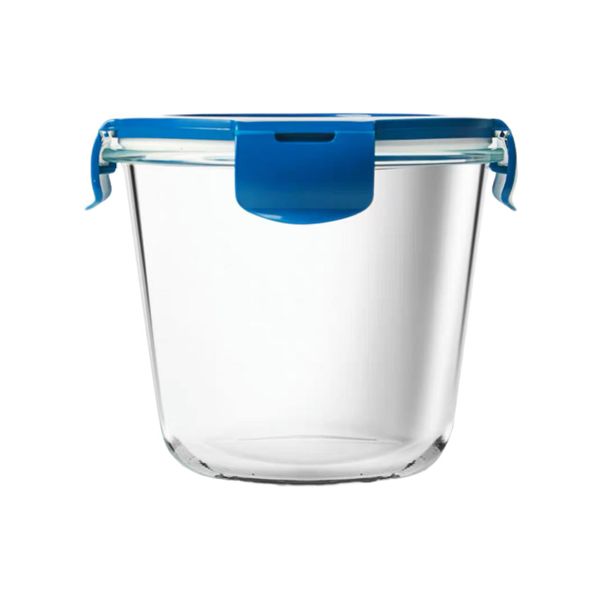 2 Superior Glass Food Storage Containers with Airtight BPA-Free Locking Lid