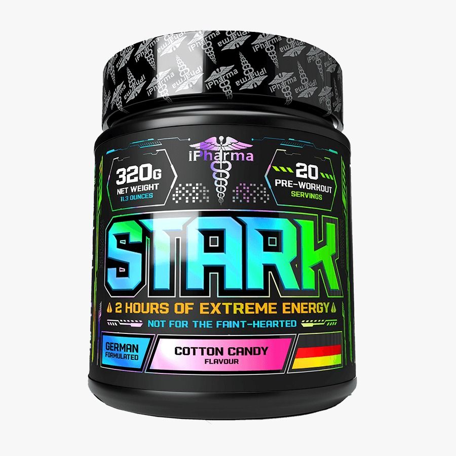 iPharma Stark PreWorkout Cotton Candy Shop Today. Get it Tomorrow!