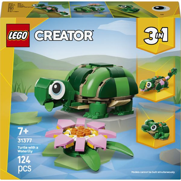 LEGO® Creator 3 in 1 Turtle with a Water Lily Flower 31377