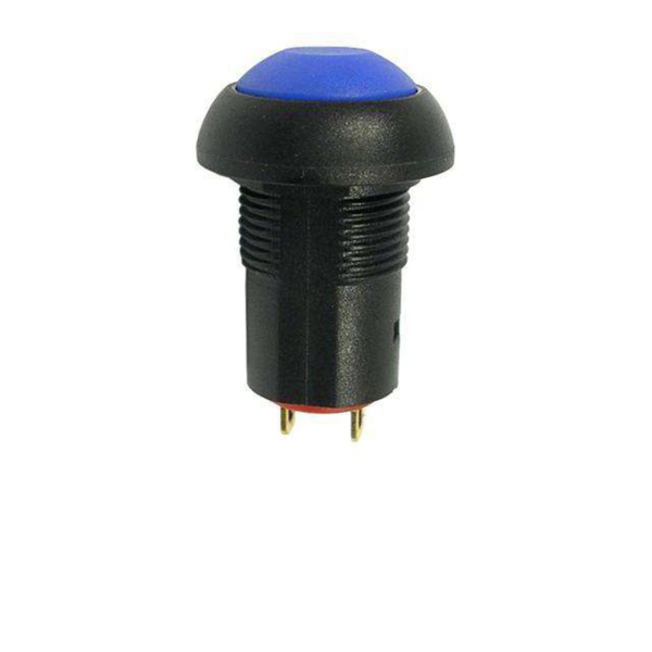 PBRL171ATLE6 IP67 Latching Push Button Switch Blue Bezel Ø17.5mm