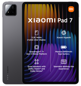 Xiaomi Pad 7 8GB+256GB Wi-Fi Tablet Grey + Floating Keyboard