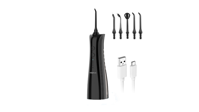h2ofloss Pulse Master Portable Oral Irrigator A6 Black