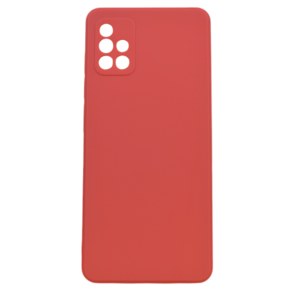 High Quality Plain Silicone Phone Case For Samsung Galaxy A03S - Light Blue