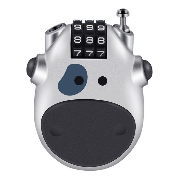 Bike Lock Cable Lock Locks For Luggage 30 Inch Wire Rope Silver