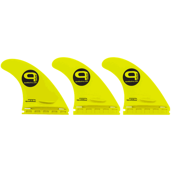 Quobba surf fins - QPLUS - Large Thruster Set - Dual Tab (FCS/FCS2.0)