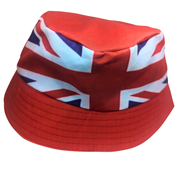 Proudly British Love UK Flag Reversible Bucket hat