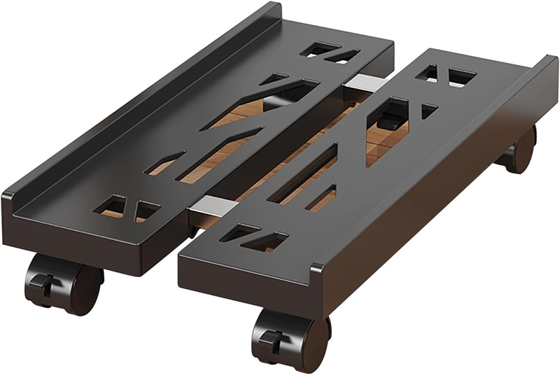 Black - Universal PC Bracket With Retractable Tray
