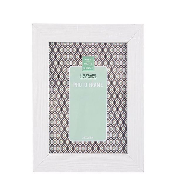 No PLace Like Home - Picture Frame - Home Decor - White - 20cm x 25cm