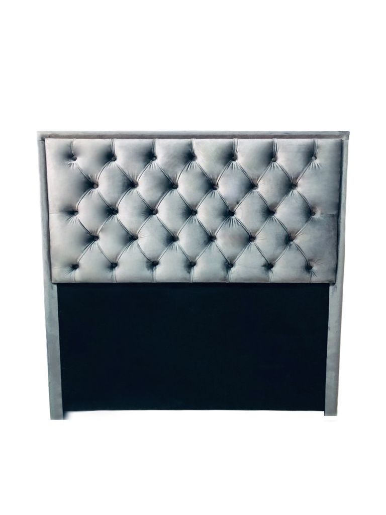 DHG Grey Velvet Headboard Double Size Shop Today. Get it Tomorrow