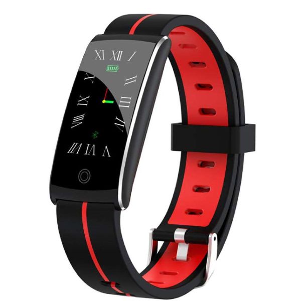 Smart Watch (Red &amp;Black) Fitness Tracker F10+ IP67: Activity Tracker