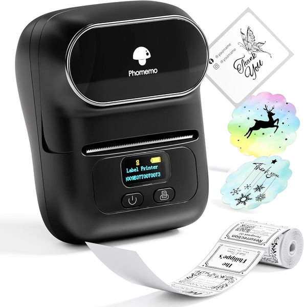 Phomemo M110 Bluetooth Thermal Label Printer Portable Mini Label Maker