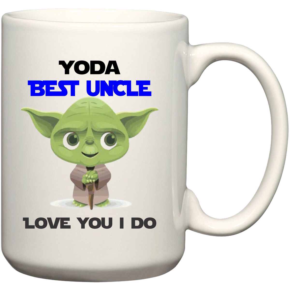 Baby Yoda Best Uncle Star Wars Ceramic Mug Gift for Fathers Day