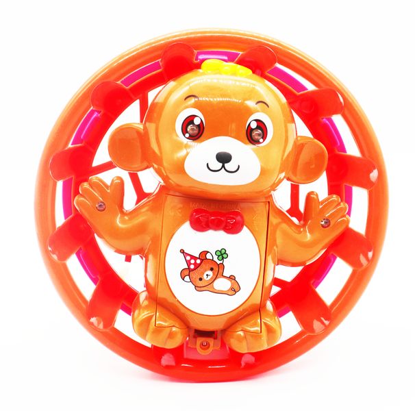 Funny Bear Circling, Lighting and Music Playing Toy Pet