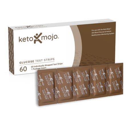 Keto Mojo - GKI - Blood Glucose Test Strips - 60 Strips