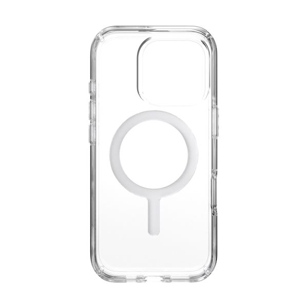 Speck Presidio Perfect-Clear Magsafe Apple iPhone 16 Pro Case Cover - Clear with Chrome