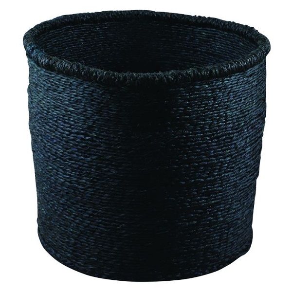 Grey Gardens Black Indoor Large Basket