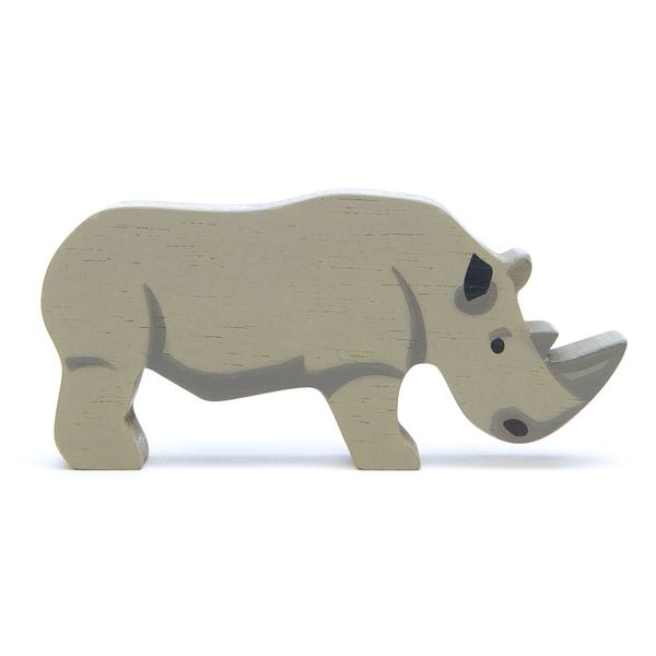 Tender Leaf Rhinoceros Figurine
