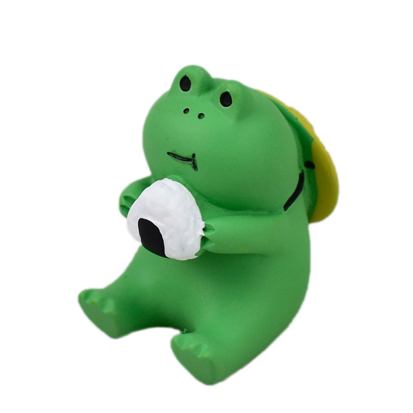 D Miniature Resin Figurines Statue-Cute Frog Sculpture For Outdoor