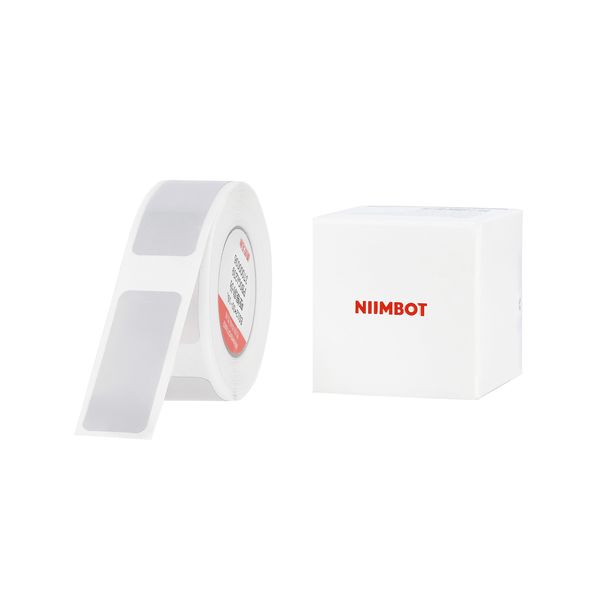 Niimbot - N1/B18 - 12×30mm - 165 Labels - Matte Silver Anti-Counterfeiting