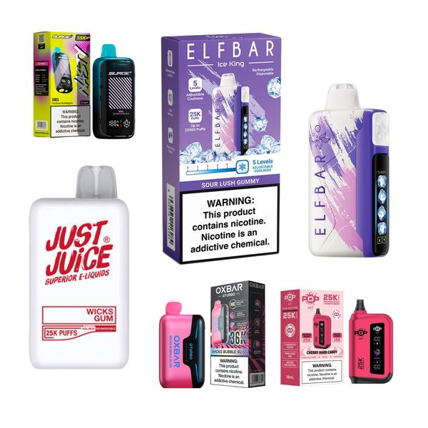Ultimate Combo Box Disposable Vapes - Gum Candy Variety (Pack of 5)