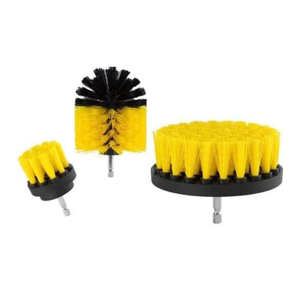 Drill Cleaning Brush Set 3 Pcs 2in 3.5in 4in Heads